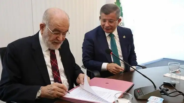 Saadet Partisi ve Gelecek Partisi TBMM'ye grup kurma başvurusu yaptı