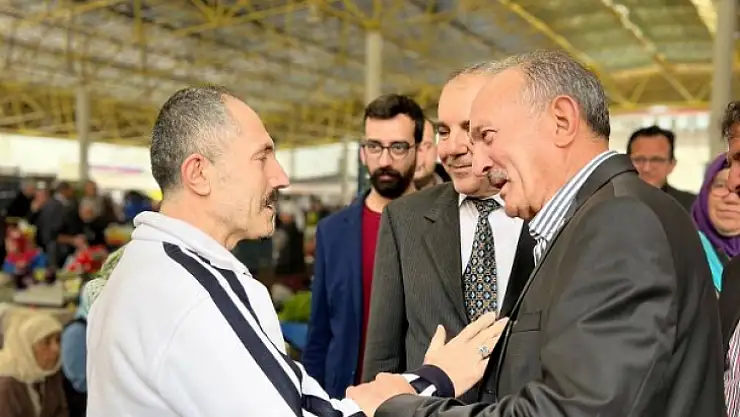 Saatcı Ortaca'da ilgiyle karşılandı