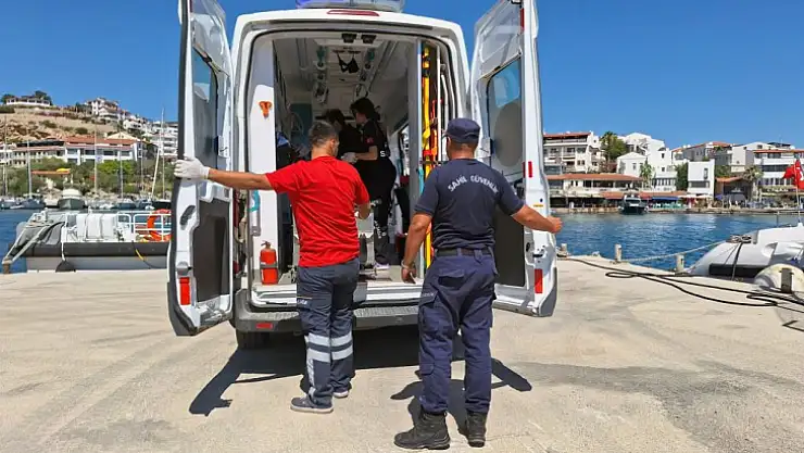 Sahil Güvenlik tarafından tıbbı tahliye  gerçekleştirildi
