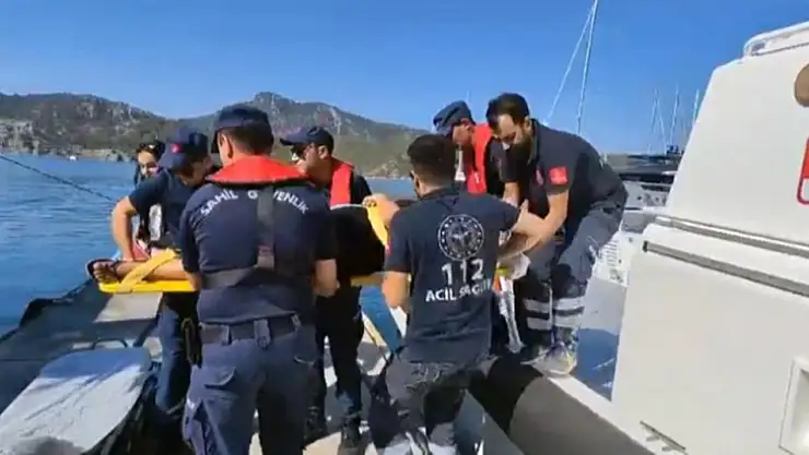 Sahil Güvenlikten Marmaris'te tıbbi tahliye
