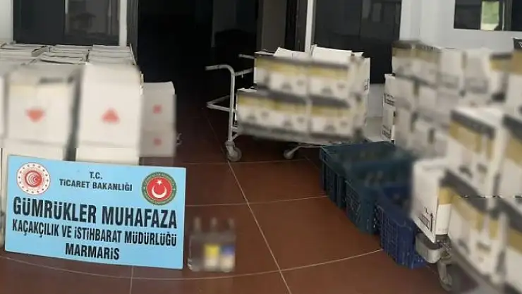 Sahte içki ele geçirildi