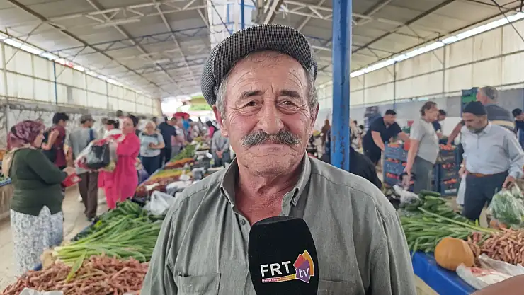 Salı pazarından dikkat çeken yoğunluk