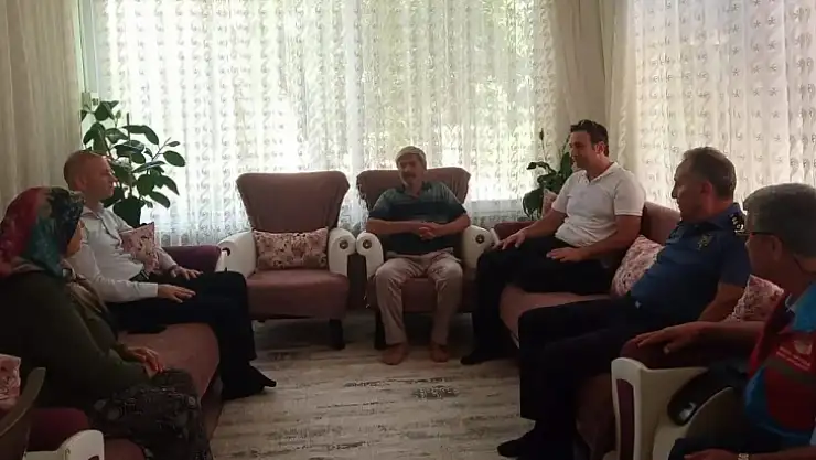 Şehit ve gazi ailelerine bayram ziyareti yapıldı