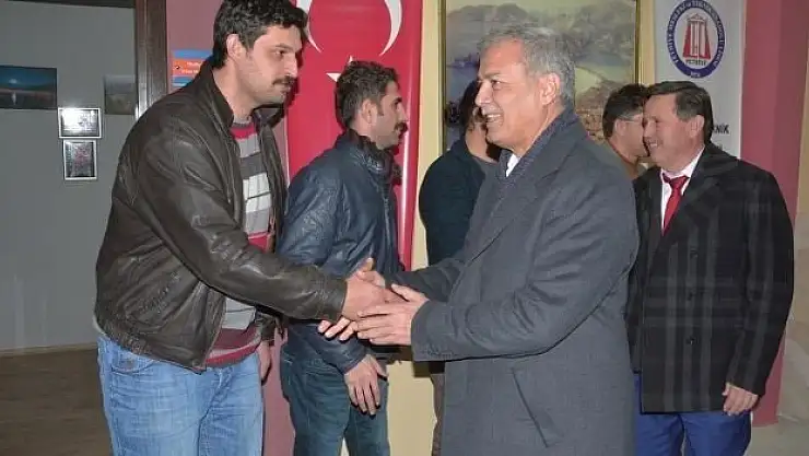 Sendika temsilcileri ile bir araya geldiler