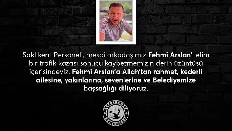 Seydikemer Belediyesi'nin Genç Personeli Kazada Hayatını Kaybetti