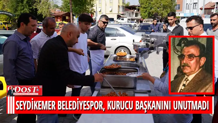 SEYDİKEMER BELEDİYESPOR, KURUCU BAŞKANINI UNUTMADI