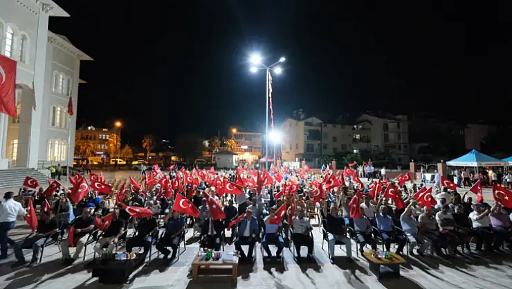 SEYDİKEMER'DE 15 TEMMUZ ŞEHİTLERİ ANILDI