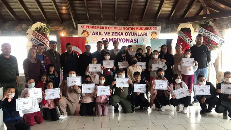 SEYDİKEMER'DE 2. AKIL VE ZEKA OYUNLARI TURNUVASI DÜZENLENDİ