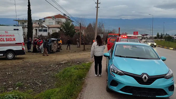 Seydikemer'de Aynı Yerde Bir Dakikada İki Kaza