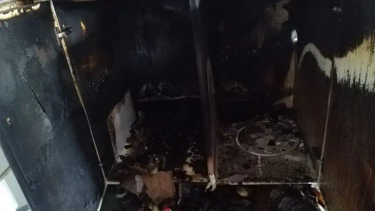 Seydikemer'de İş Yeri Yangını