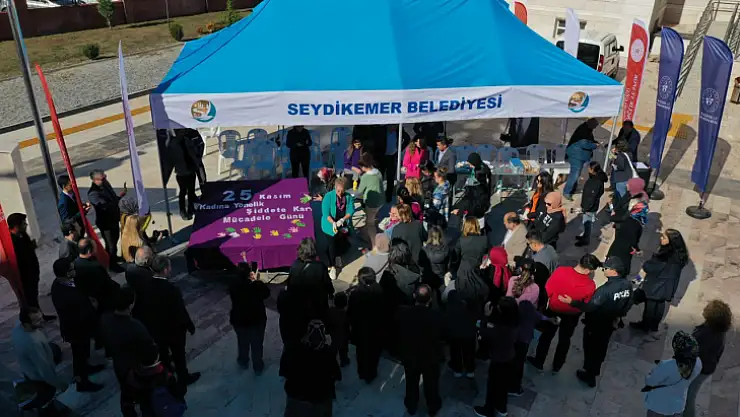 Seydikemer'de Kadına Yönelik Şiddete Karşı Yürüdüler
