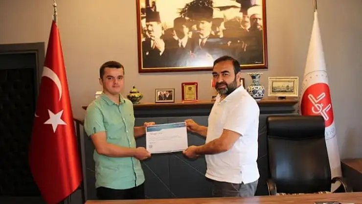 Seydikemer'de Stajyer Öğrenciler Belgelerini Aldı