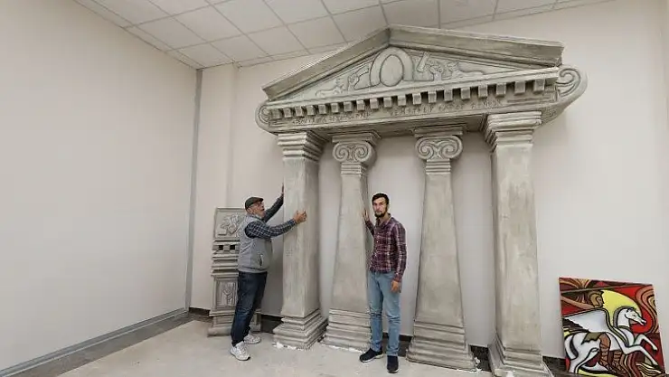 Seydikemer'de yerel ressamdan bir eser daha