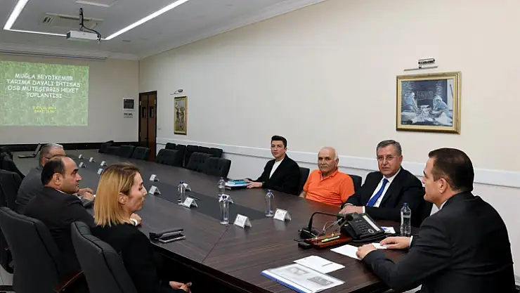 Seydikemer OSB toplantısı Vali Akbıyık başkanlığında yapıldı