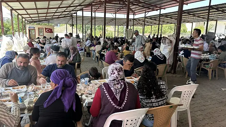 Seydikemer Yayla Kınık'ta Şükür Yemeği Düzenlendi