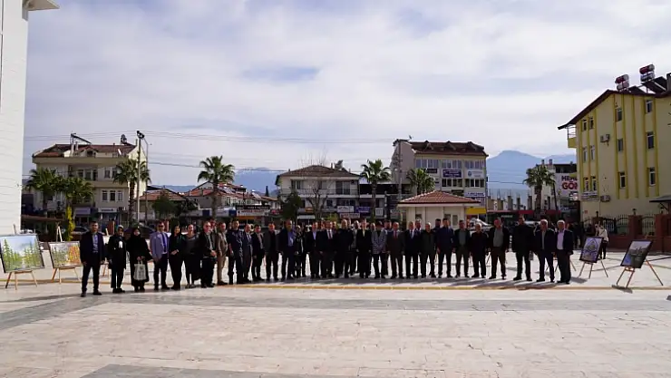 SEYDİKEMERLİ RESSAMIN YANAN ORMANLARI RESMETTİĞİ TABLOLAR BÜYÜK İLGİ GÖRDÜ