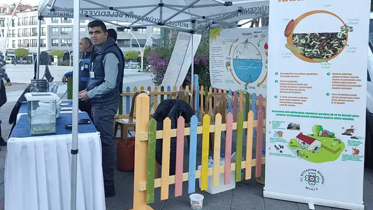 SİVRİSİNEK VE HAŞERELERE KARŞI MÜCADELE STANDI KURULDU