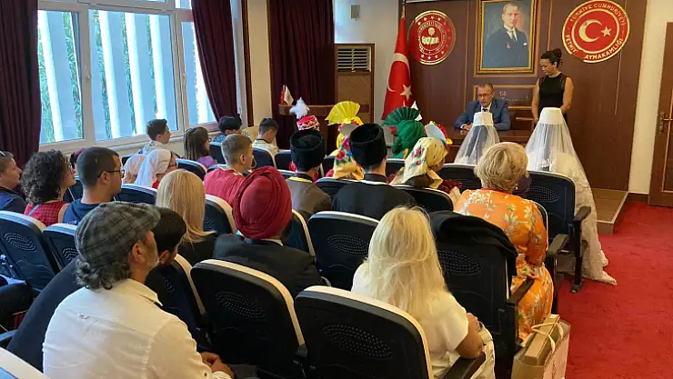 Spor Fest ekibi Kaymakam Ertaş'ı ziyaret etti