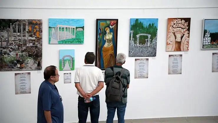 Stratonikeia resim ve şiir sergisi açıldı