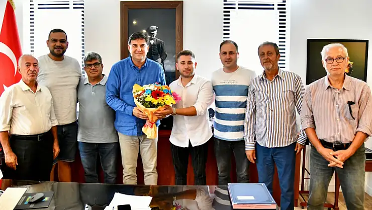 Taksici esnafından Karaca'ya teşekkür ziyareti