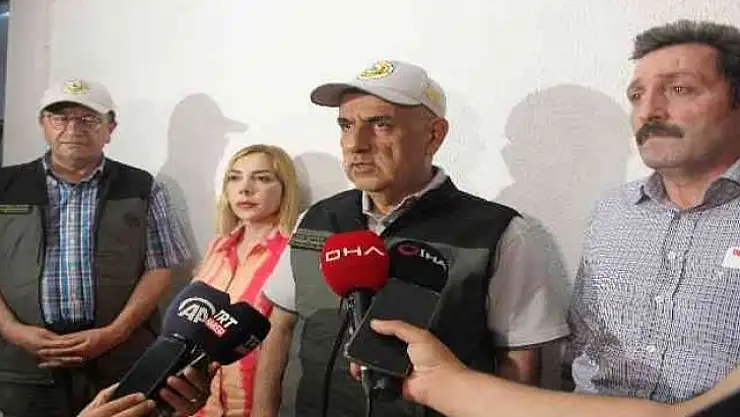 Tarım ve Orman Bakanı Vahit Kirişçi Datça yangını hakkında açıklama yaptı