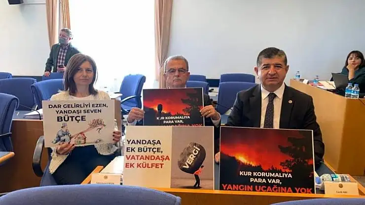 TBMM'de Marmaris yangını gerginliği: