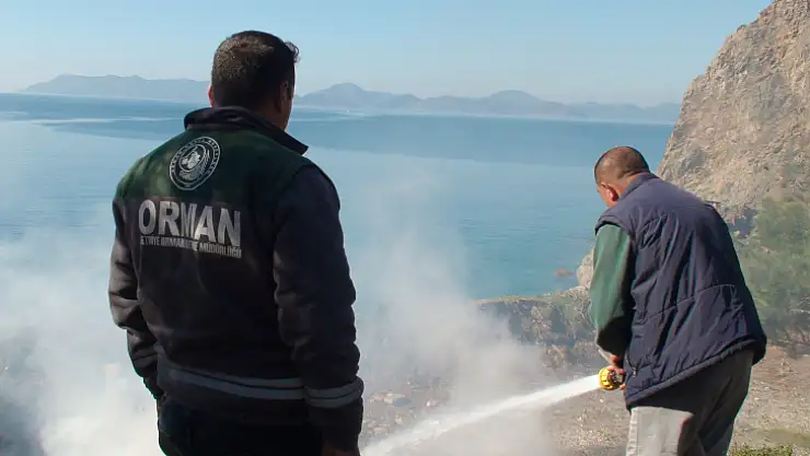 TEMİZLİK ATEŞİ YAKAN ŞAHIS CEZA YEMEKTEN KURTULAMADI 