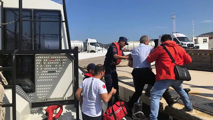 Ticari Gemide Rahatsızlanan Vatandaşa Tıbbi Tahliye