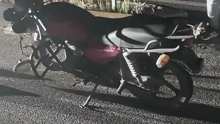 Trafik Kazasında Motosiklet Sürücüsü Hafif Yaralandı