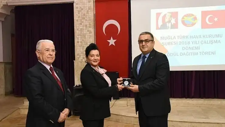Türk Hava Kurumu Muğla'da Ödül Töreni