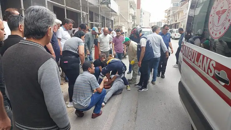 Üçüncü kattan düşen işçi ağır yaralandı