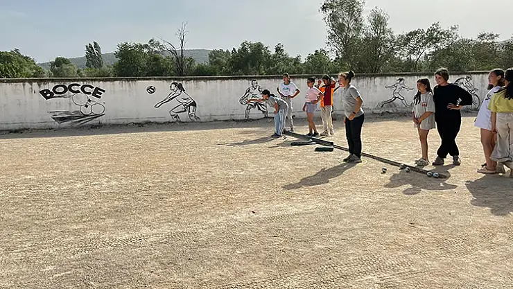 Ula'da Bocce Sporu Çocuklar İçin Vazgeçilmez Oldu