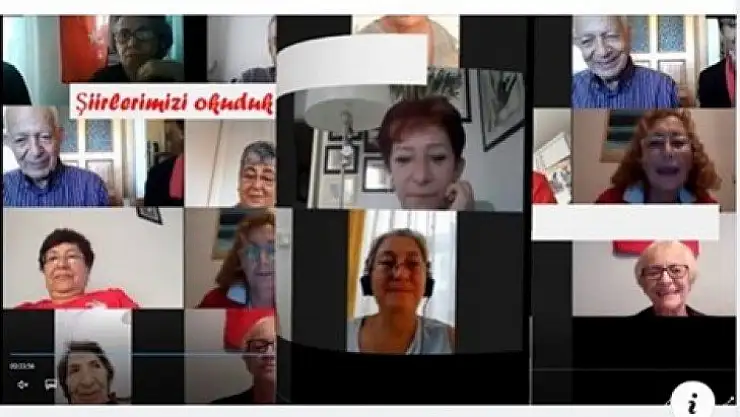 Uzaktan eğitim yapıyorlar