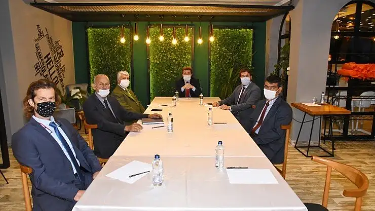 Vali Tavlı Bodrum, Fethiye ve Marmaris DTO Temsilcileri ile Biraraya geldi