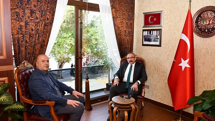 Vali Yardımcısı'ndan Kaymakam Karaman'a makamında ziyaret