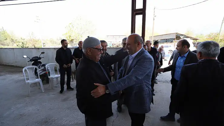 Yakup Otgöz, Seydikemer'de vatandaşlarla kucaklaştı