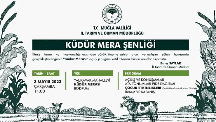 'Yalıkavak Küdür Mera' Şenliği Başlıyor