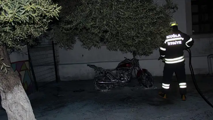 Yanan Motor kullanılamayacak hale geldi