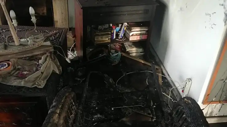 Yangını Söndürmek İsterken Canından Oldu