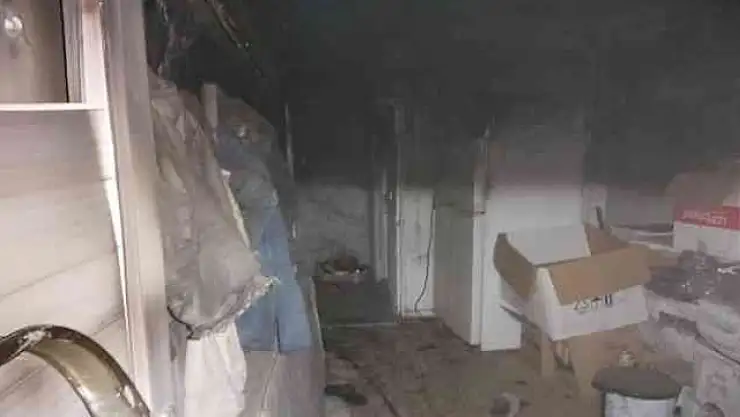 YAŞLI KADIN GELİNİNİN DİKKATİ SAYESİNDE YANMAKTAN KURTULDU