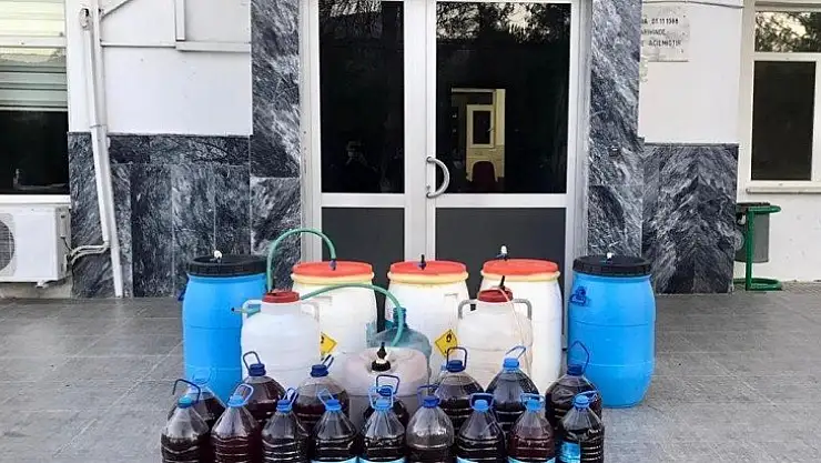 Yatağan'da sahte alkol operasyonu