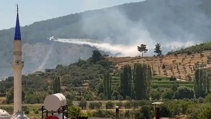 Yatağan yangını kontrol altında