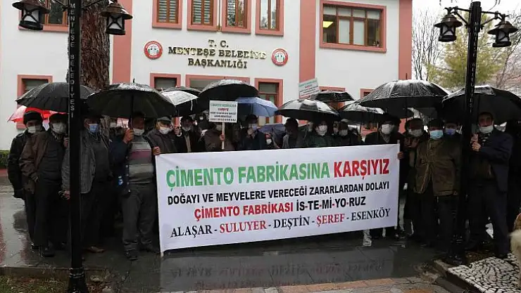Yatağanlı köylüler, Menteşe Belediyesi'nde toplandı