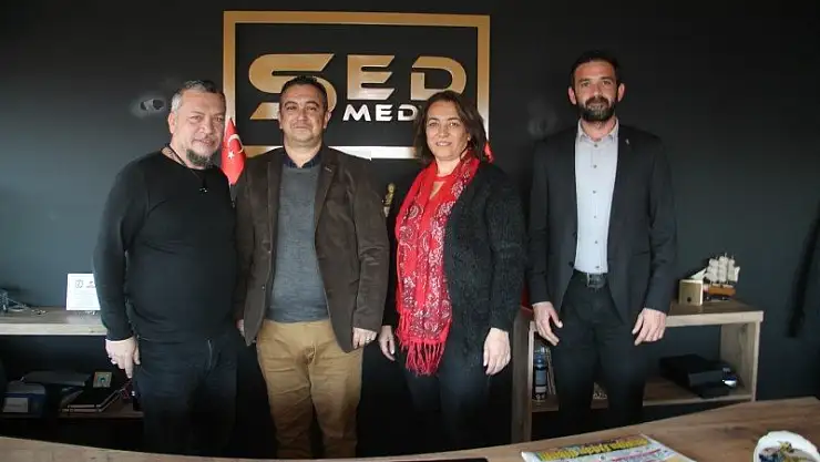 YAVUZ'DAN SED MEDYA'YA ZİYARET 