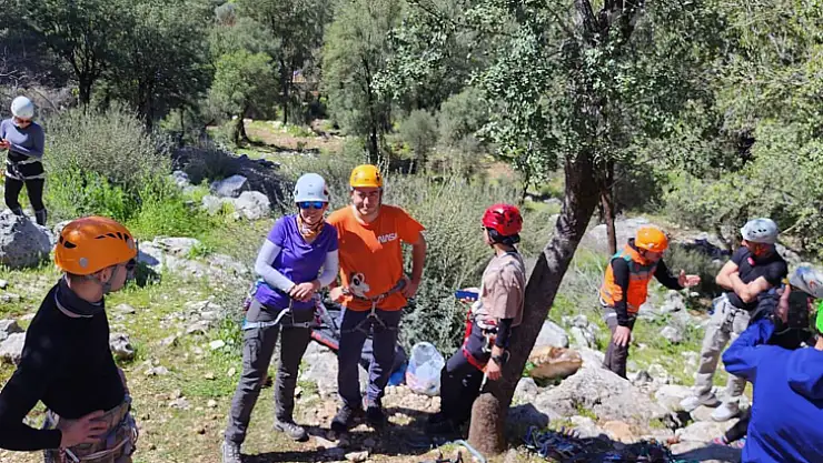 Yaz dağcılık temel eğitimine katılım sağlandı