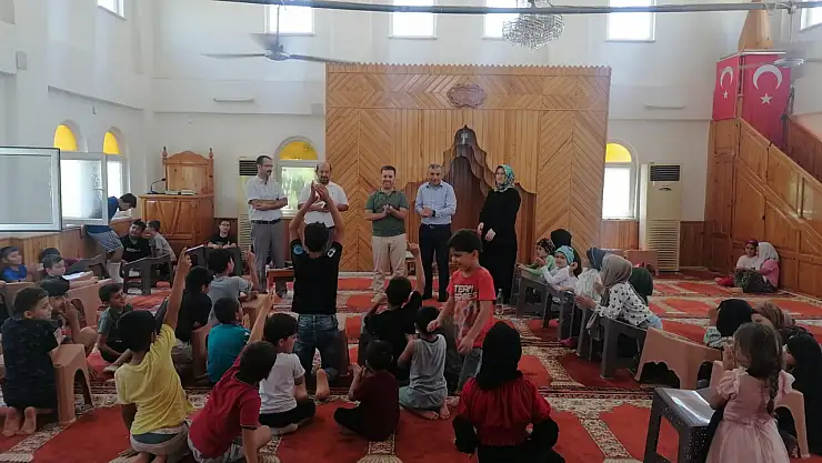 Yaz Kur'an Kurslarına Ziyaret ve Aşure İkramı