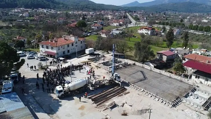 Yeşilüzümlü Sosyal Tesisi'nin temeli atıldı