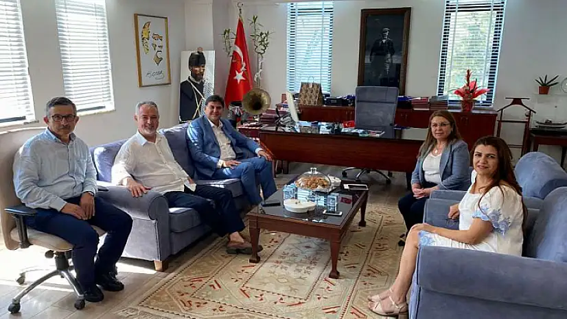 CHP Genel Başkan Yardımcısı Karaca'dan Fethiye Belediye Başkanı Karaca'ya ziyaret