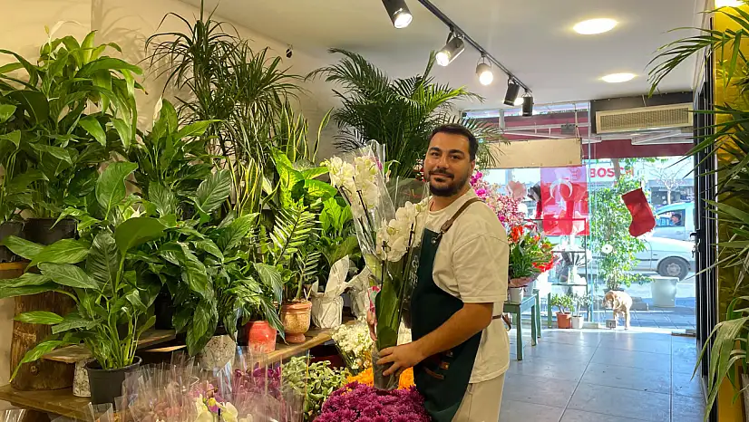 Fethiye'de 13 yıllık çiçekçiden kış aylarında bitki bakım tüyoları