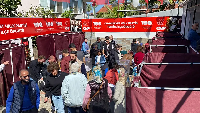 Fethiye'de 31.856 kişi oy kullandı